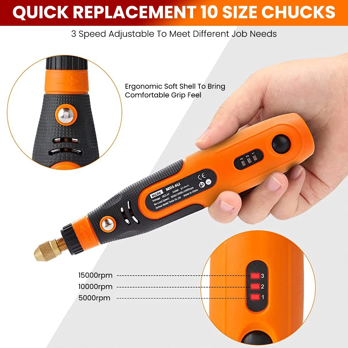 Mini Cordless Drill Machine - 900Ah 3.6V Kit