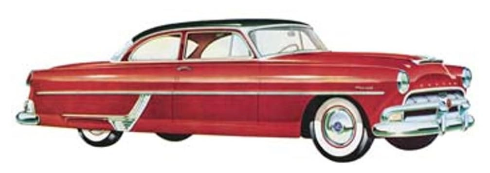 メビウスモデル 1954 Hudson Hornet Club Coupe Model Kit (MOE1213) - 1:25