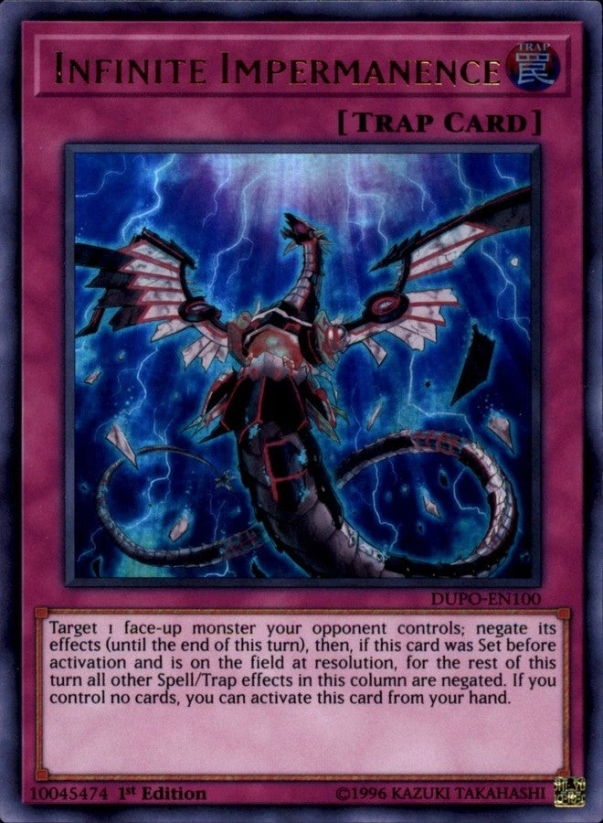 Yu-Gi-Oh! Infinite Impermanence DUPO-EN100