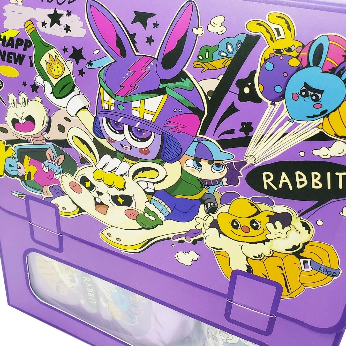 Lunch Box And Water Bottle Set of 2 - Rabbit 750ml 350ml