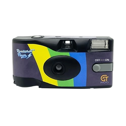 Realishot Flash Disposable Camera - 27 Photos Built-in flash