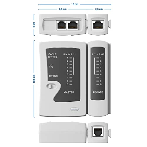 Network Cable Tester - RJ11 RJ12 RJ45 ISDN LAN
