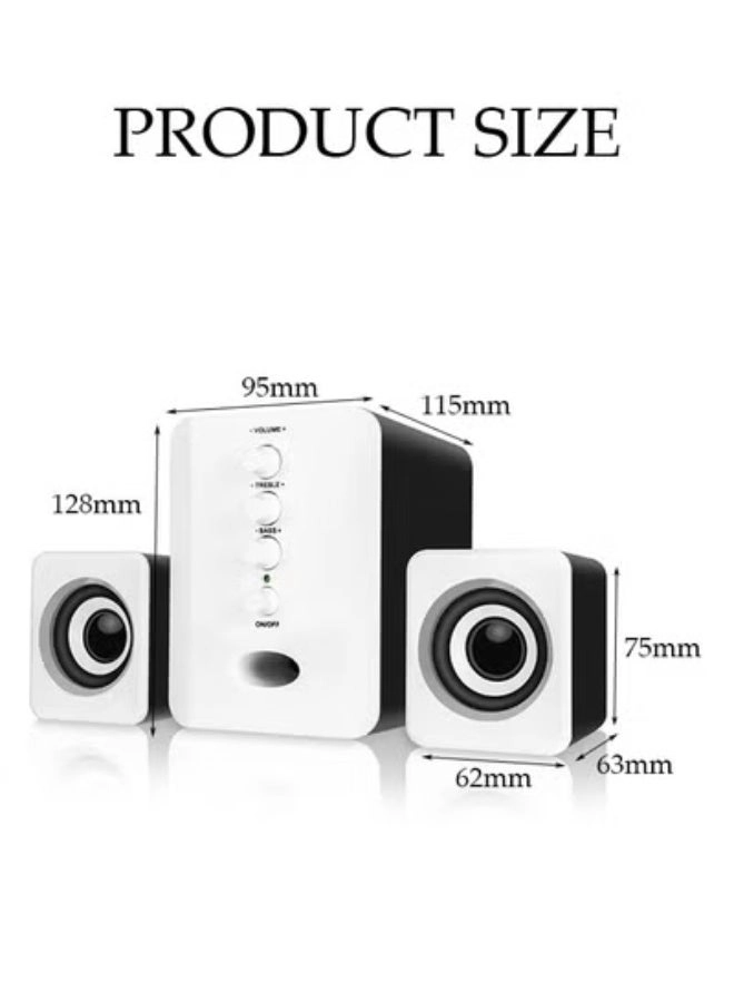 Computer speaker - three piece set Bluetooth