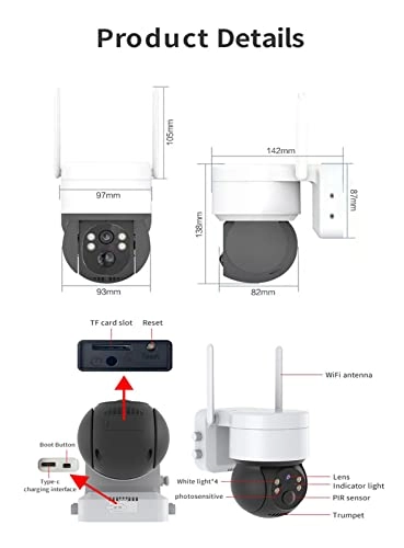 Solar Surveillance Camera 5MP
