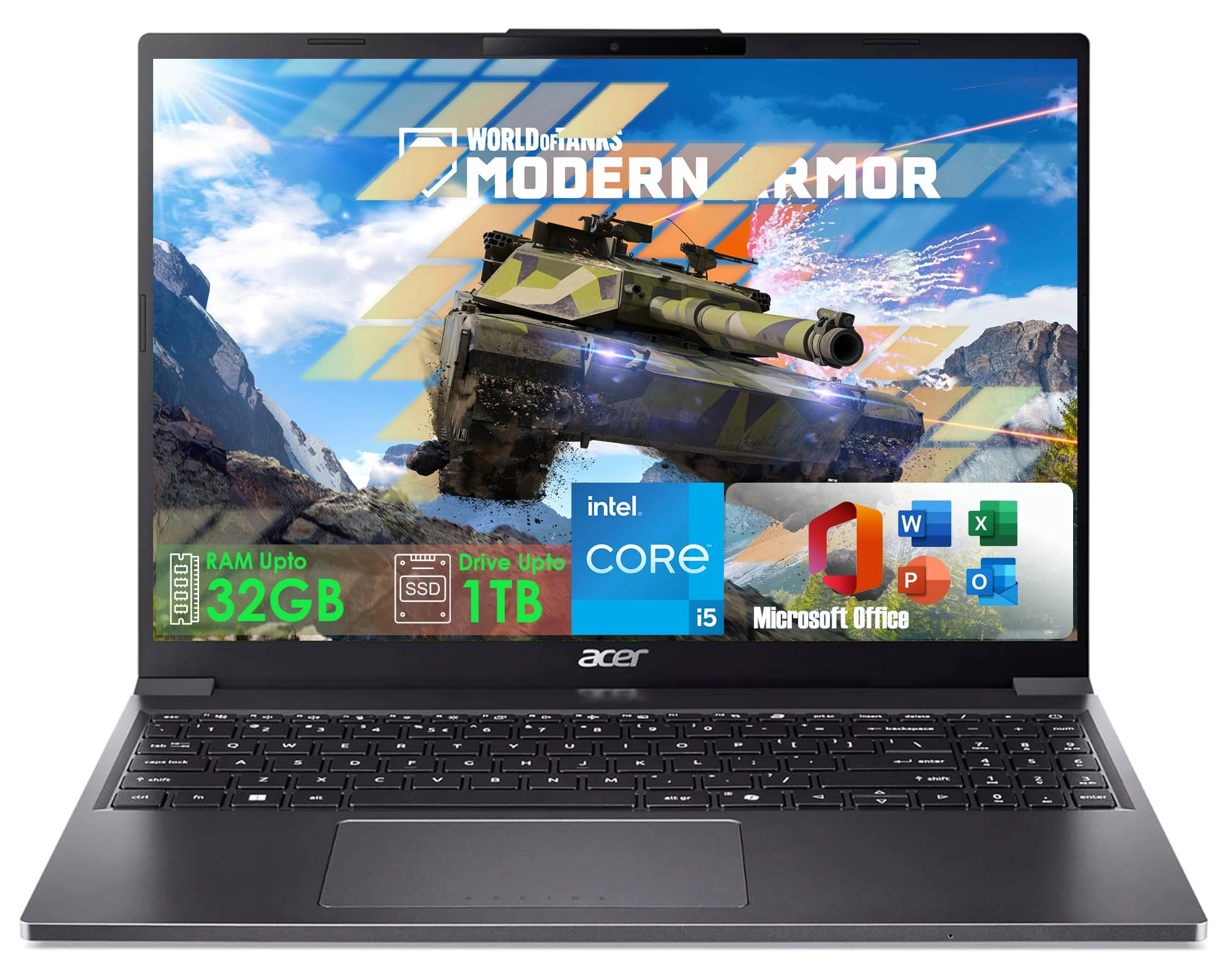 Acer Aspire AG15 - 15.3'' Core i5-1334U 16GB DDR5 256GB SSD