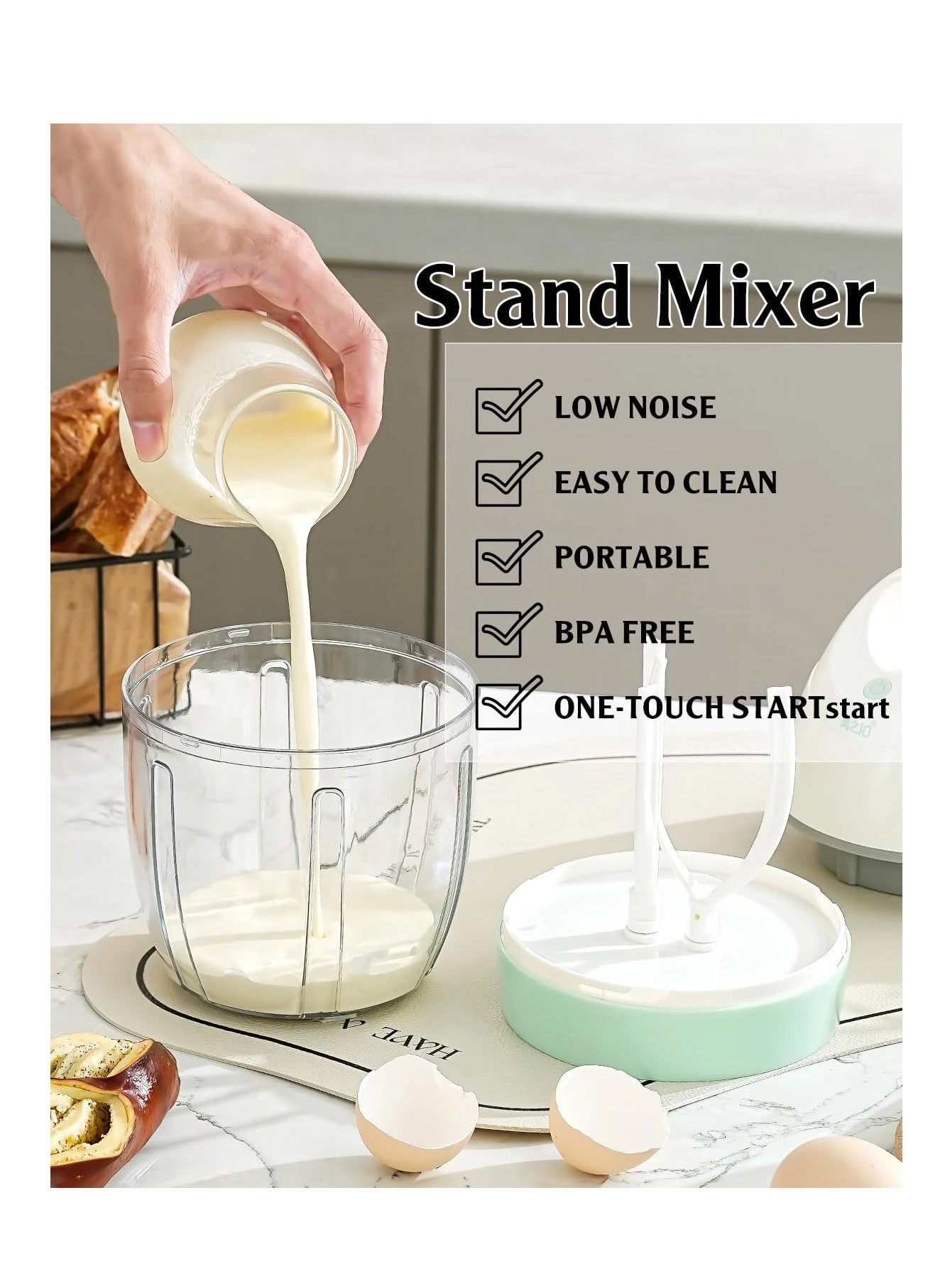 Electric Stand Mixer - 900ml
