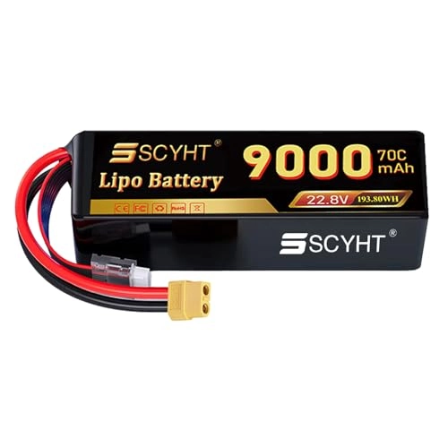 Lipo Battery - 22.8V 9000mAh 70C 2pack