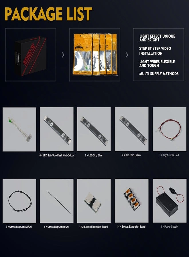 LED Light Kit - The Little Mermaid Royal Clamshell Lego