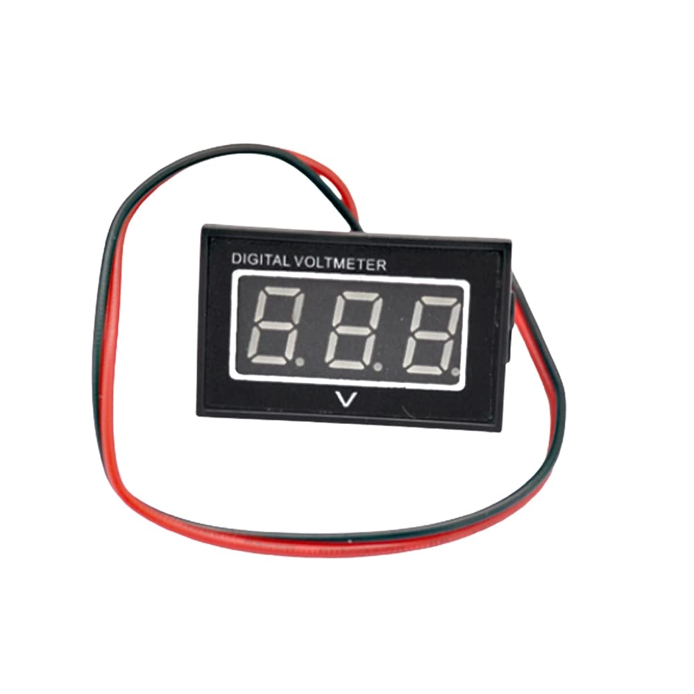 KACEPAR Digital Voltmeter - 12V 24V 36V 48V Waterproof