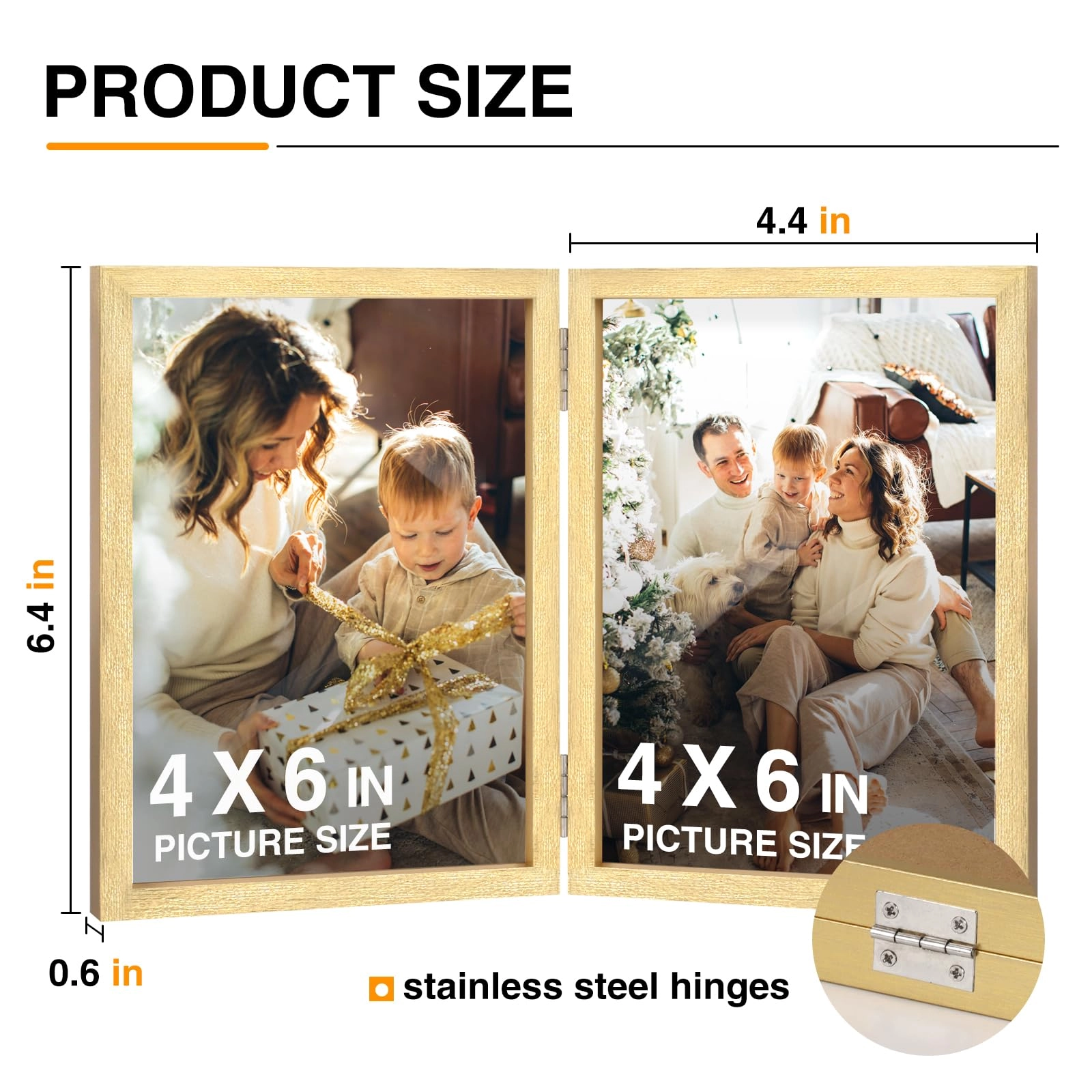 Double Photo Frame - 4x6 2