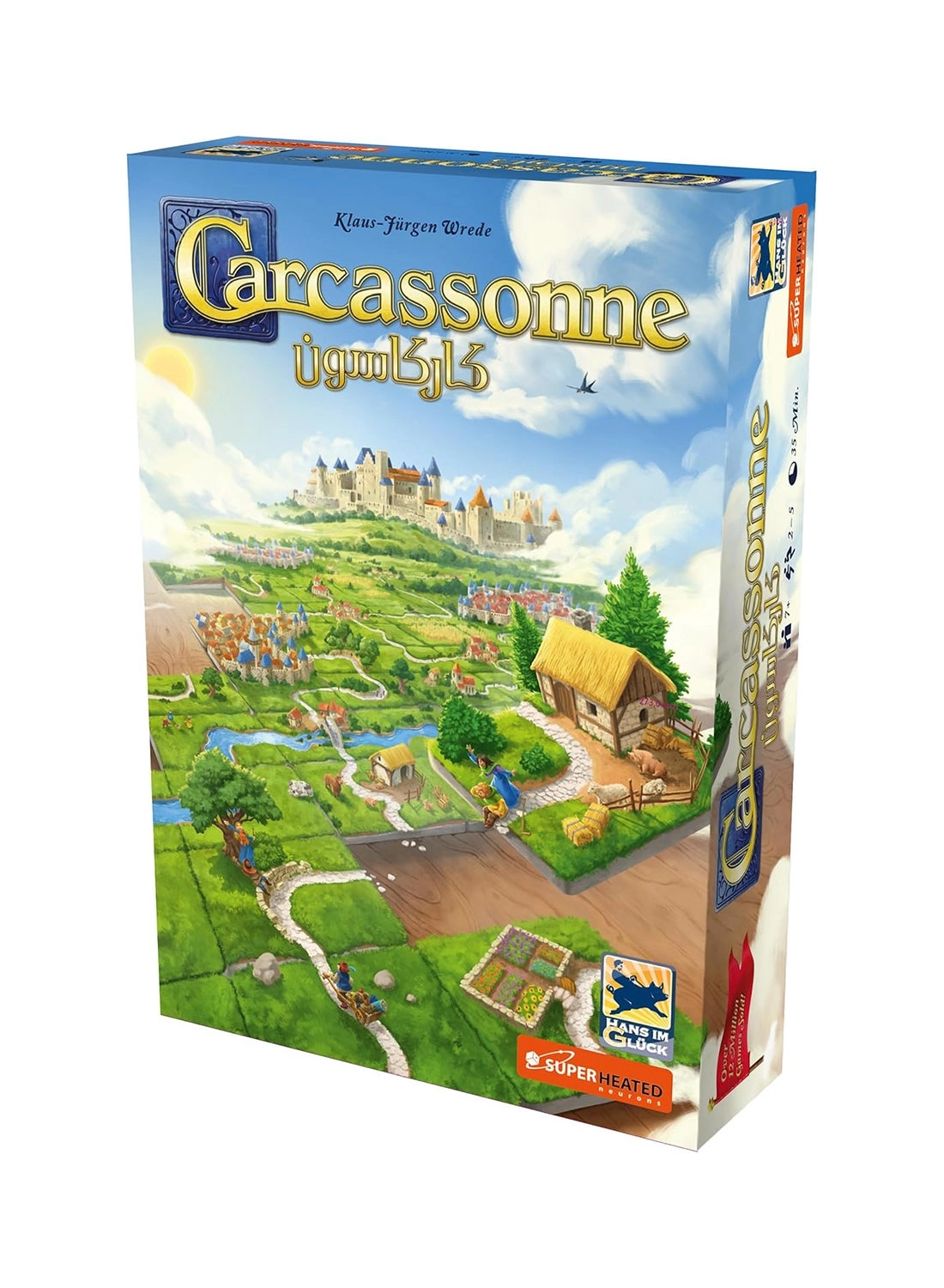 Carcassonne: Official Version - River and Lord Mini-Expansions (English, Arabic)