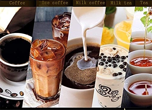 Drip Coffee Machine - Compact Anti-drip Milk frothing