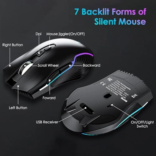 Wireless Mouse with Jiggler - Bluetooth