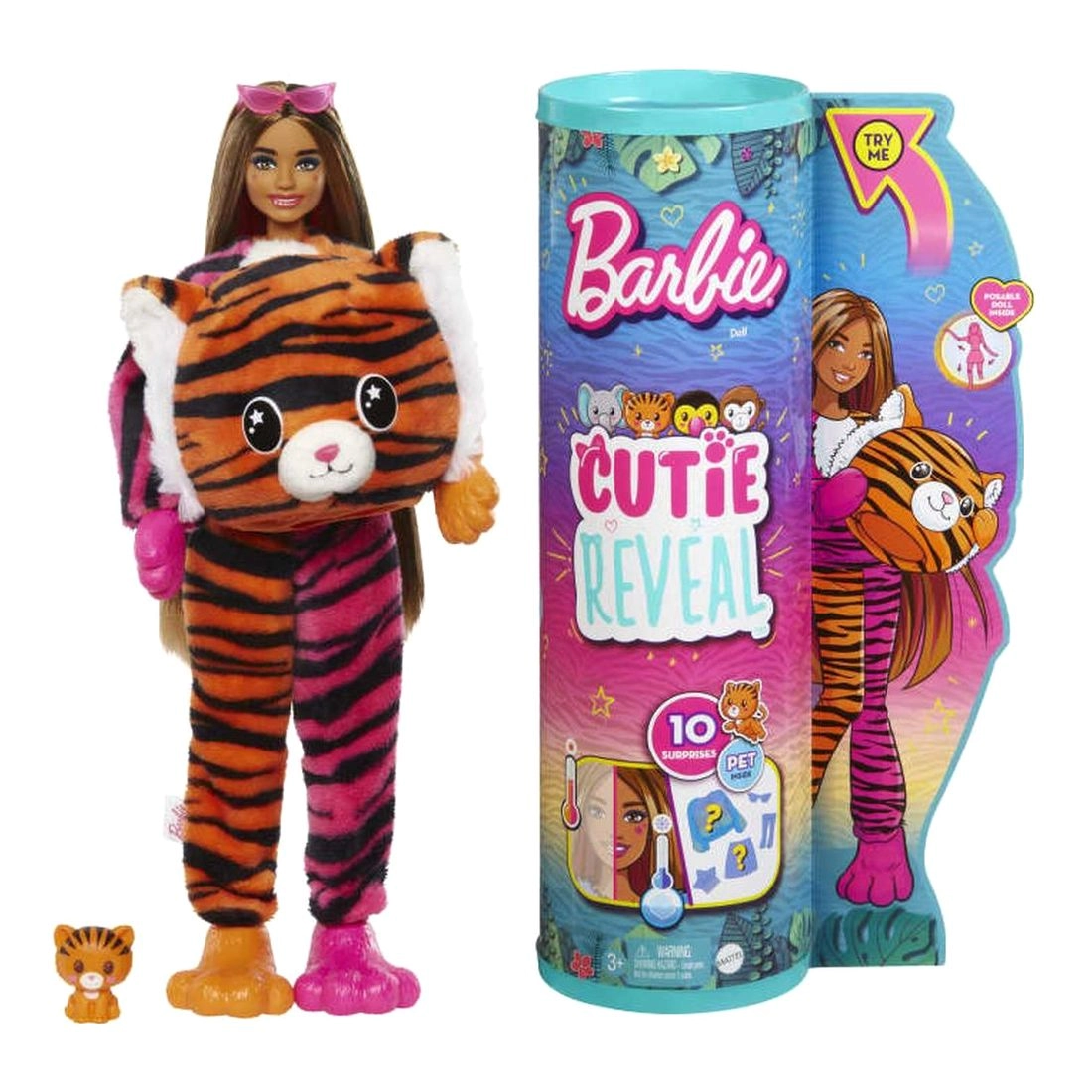Barbie Cutie Reveal - Tiger Jungle Series