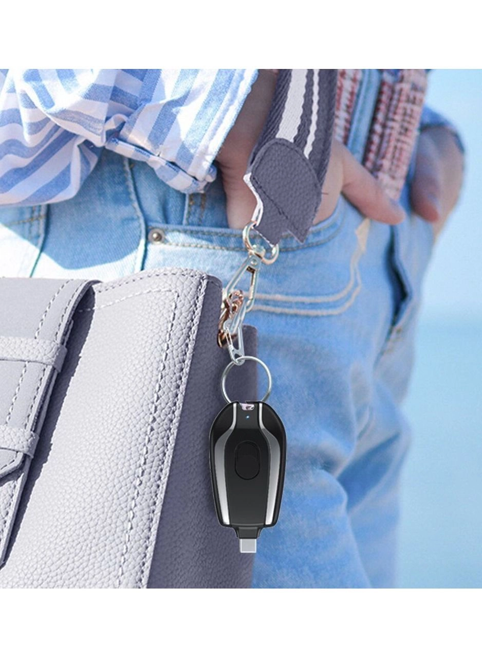 Mini Keychain Power Bank - 1500Mah