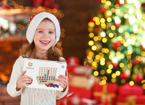 Four Wins - Wood 2 Players