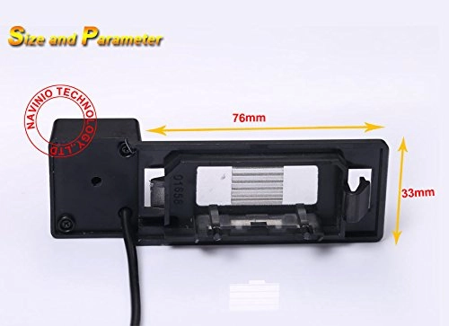 CCD car rear view camera - Night vision wireless 628 x 586