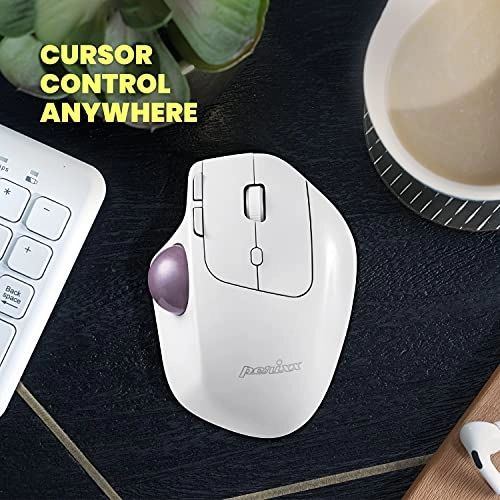 PERIMICE-720 Ergonomic Trackball Mouse - Wireless