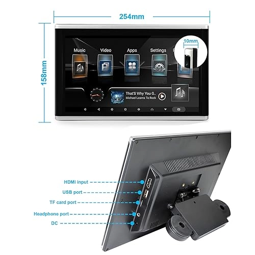 Car Headrest Display - 10.1inches