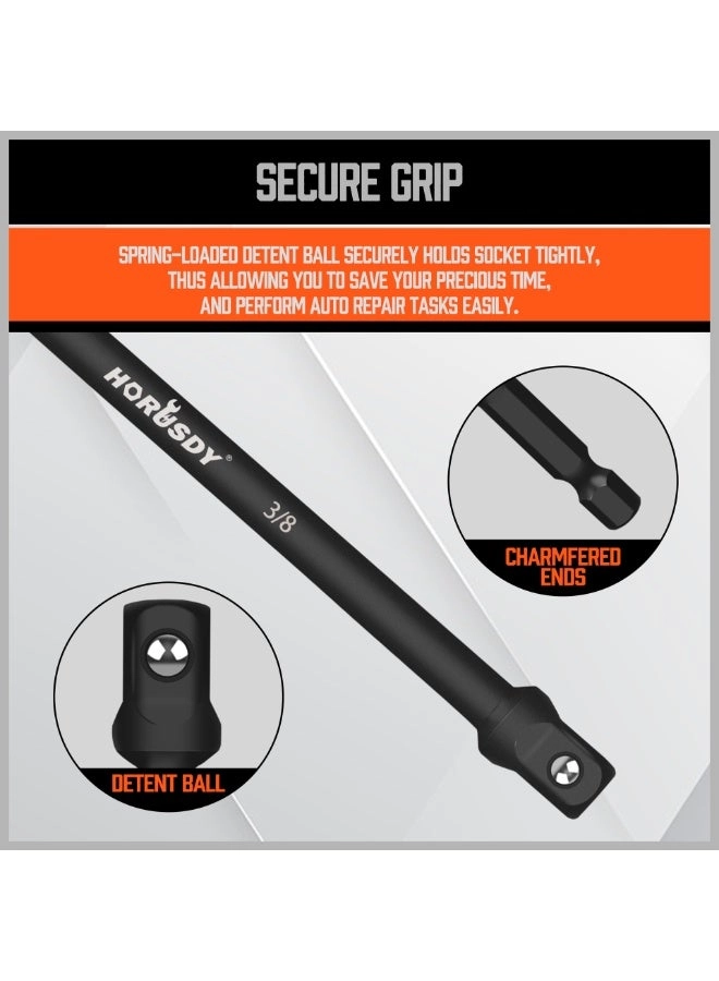 Impact Driver Socket Adapter - 6PCS 3-Inch 6-Inch 1/4" 3/8" 1/2"