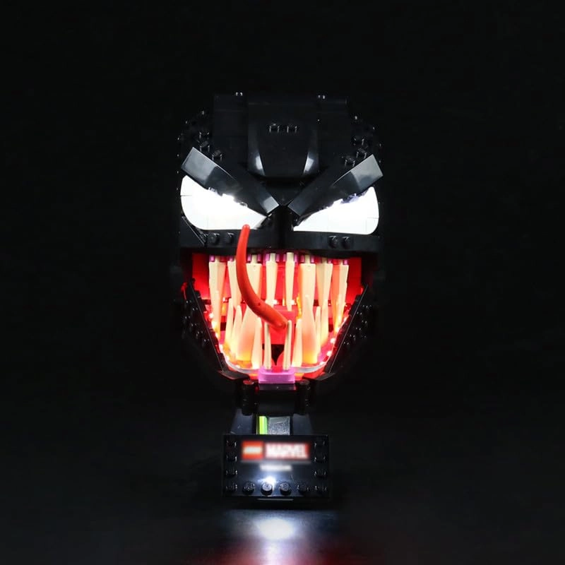 LED light kit - compatible with 76187 Venom Mask Multicolor