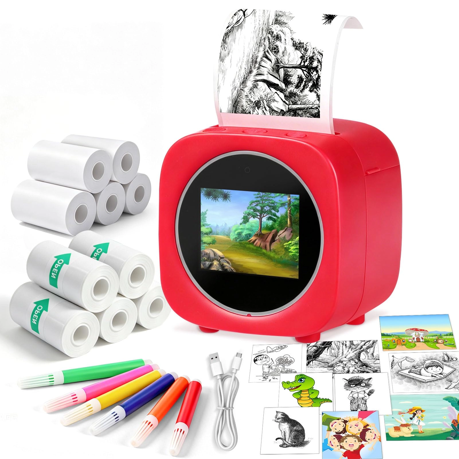 Axrye AI Sticker Box Printer - Thermal