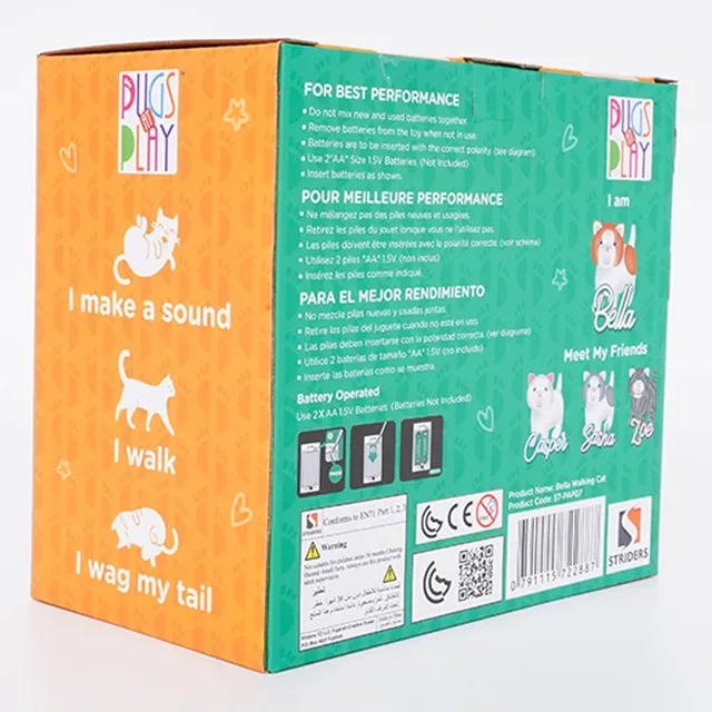 Battery Operated Walking Pet Bella - 6.5-Inch