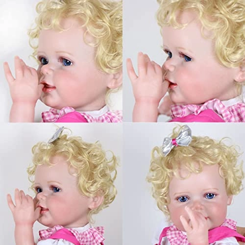 Galaxia Girl Toddler Doll - 21 inch Vinyl Rooted Blond Hair Blue Eyes Ages 14+