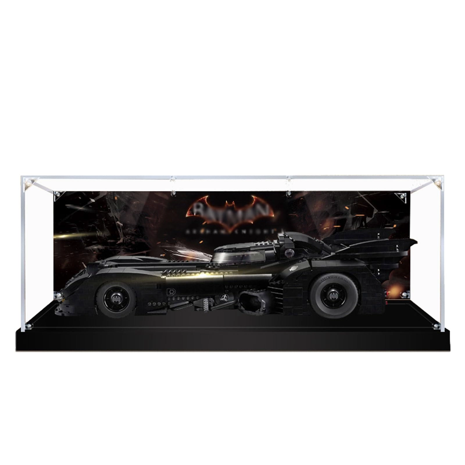 Acrylic Display Case - 62x30x20 cm for Lego 76139 Car Model