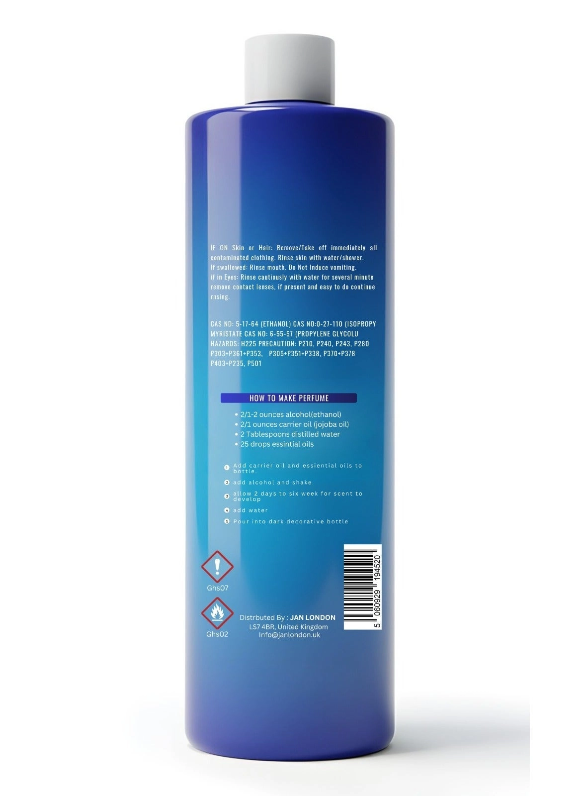 Perfumers Alcohol Eau de Parfum 500 ml