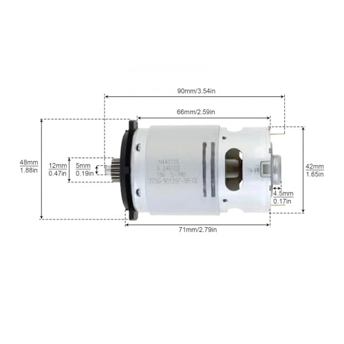 775 DC electronic starter - 18 Teeth 18V