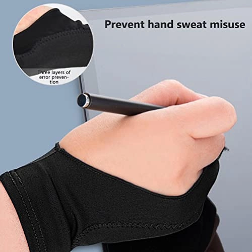 Artist Gloves - M-2PCS black