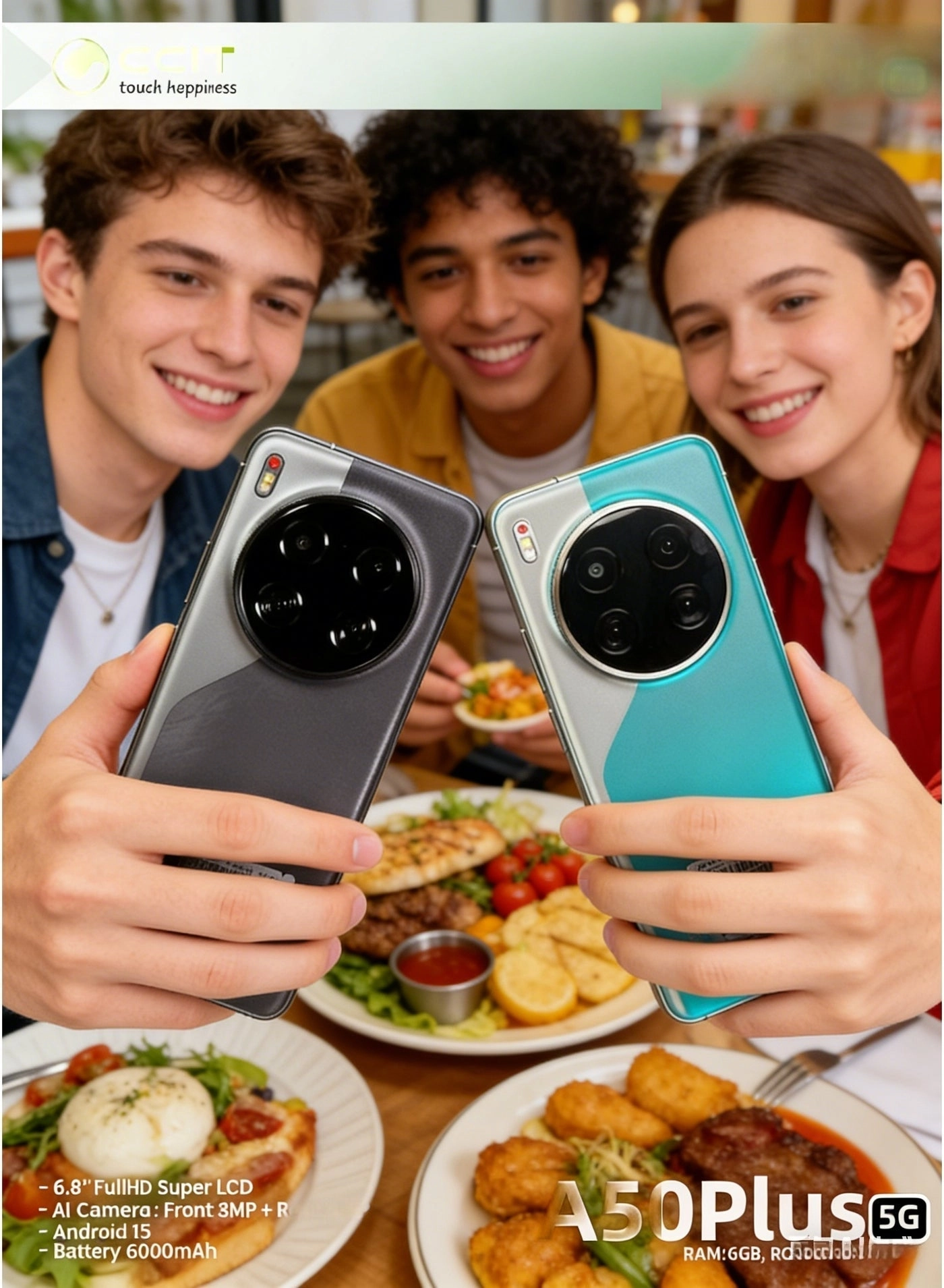A50Plus - 6GB 128GB