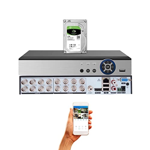 H.265 Security DVR - 2TB 16CH