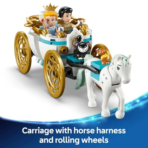 LEGO Disney Cinderella's Castle & Horse Carriage 43275