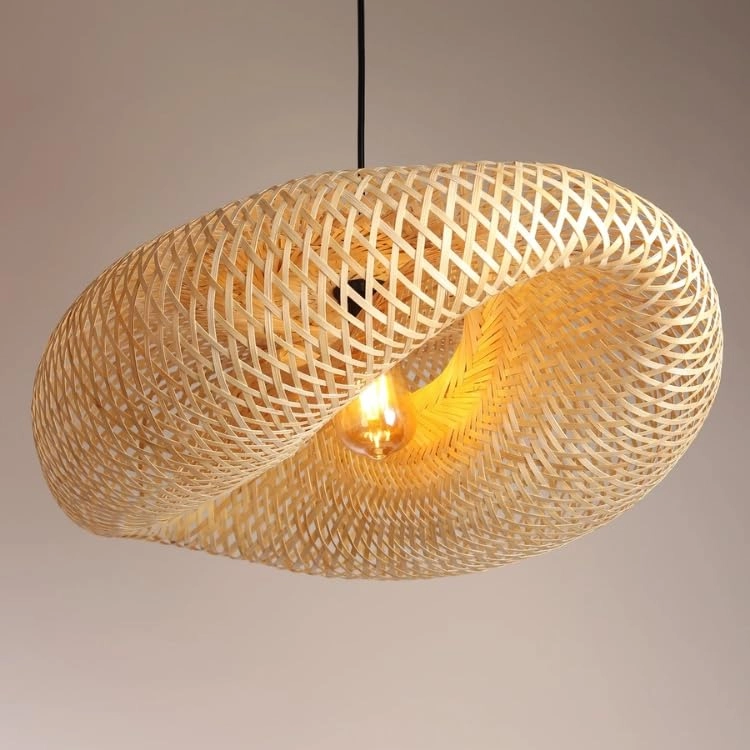 Wooden Pendant Lamp - 60cm E27