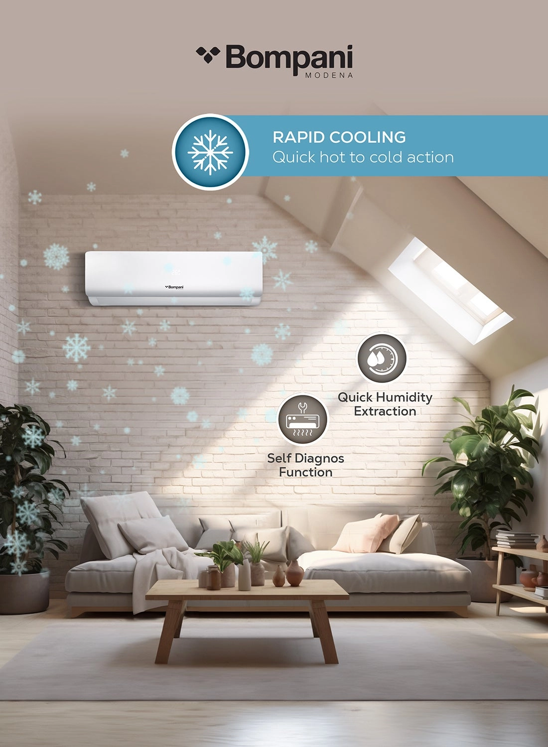 BSAC187VT - 18000 Btu Inverter Cooling only