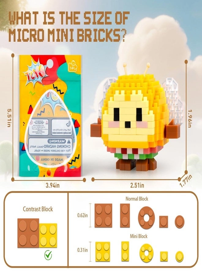 Mirco Mini Animals Building Set - 14+ 2438PCS