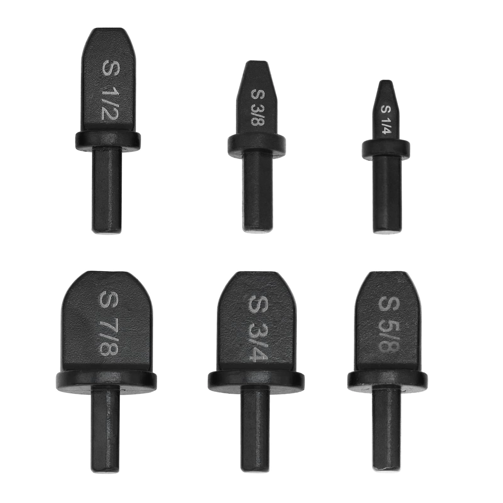 Kingson HVAC Drill Bit - 6 Pcs 1/4" 3/8" 1/2" 5/8" 3/4" 7/8" Set