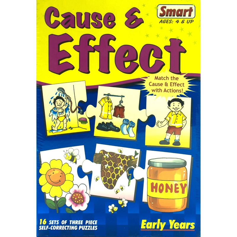 Creative's Smart Early Years Cause & Effect Puzzle & Activity Set - 48 Pieces 4 Years and Above
