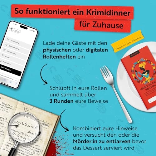 Crime Dinner - German 16 years and up