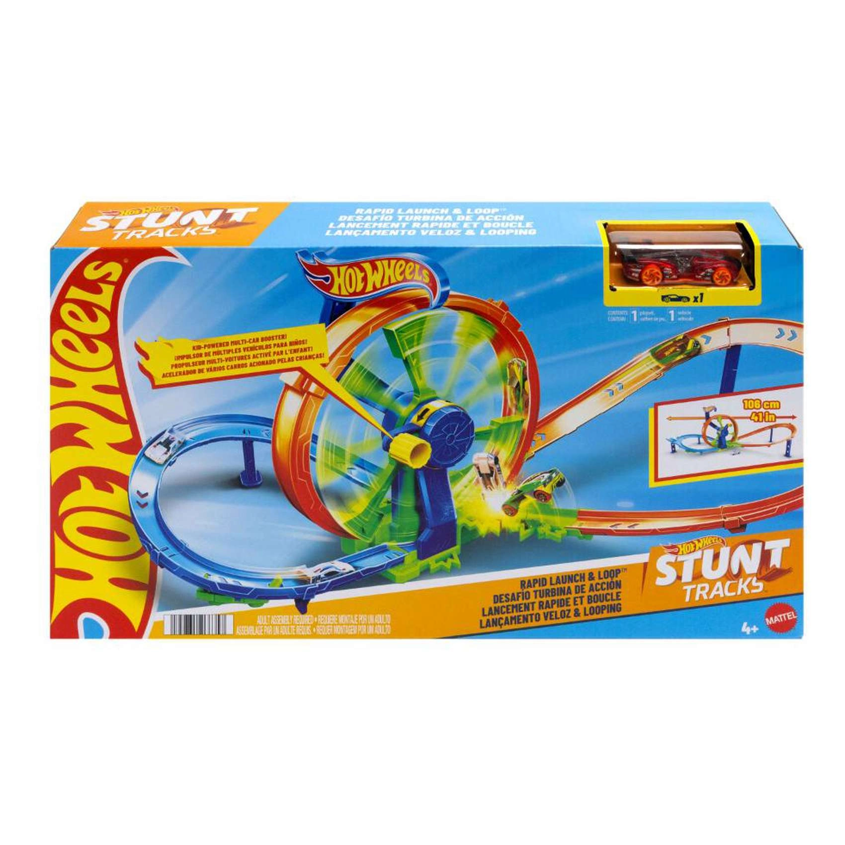 Stunt Tracks Mid-Air Crash Playset - 1:64