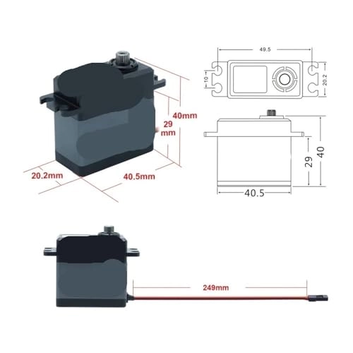 Coreless Digital Servo - 7.4V 36KG