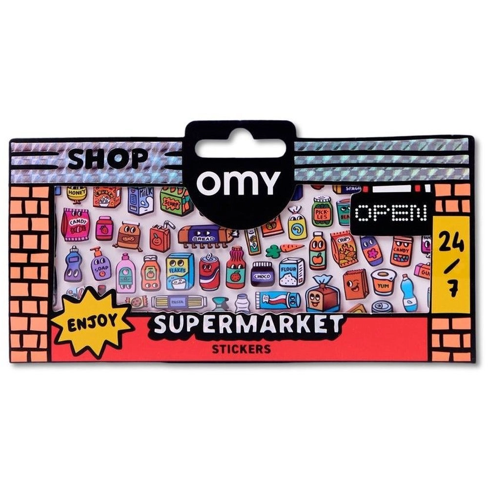 OMY Supermarket Sticker Book