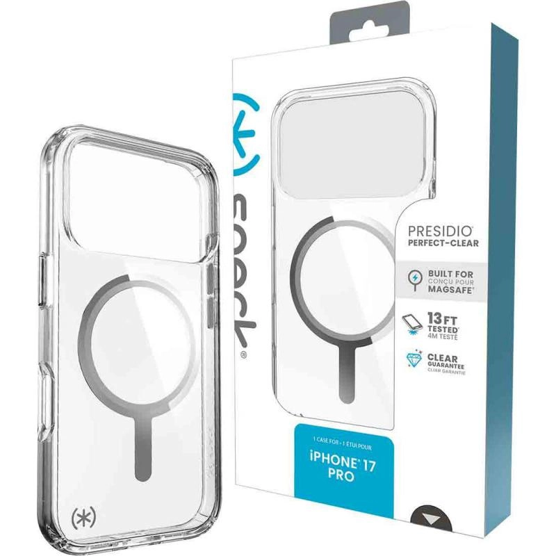 Presidio Perf Clear Case with MagSafe for iPhone 17 Pro