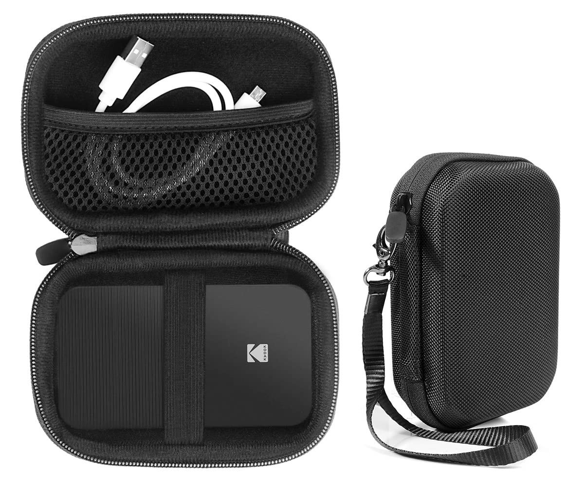 Printer case - for Kodak Smile, Kodak PRINTOMATIC, KODAK Mini Shot Instant Print Digital Camera, Instant Digital Printer also universal for Canon Ivy or HP Sprocket