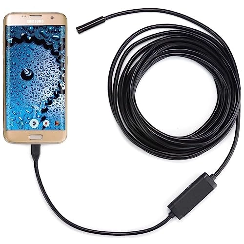 HD Plus Endoscope Camera - 5M Cable 6 LED IP67 Waterproof