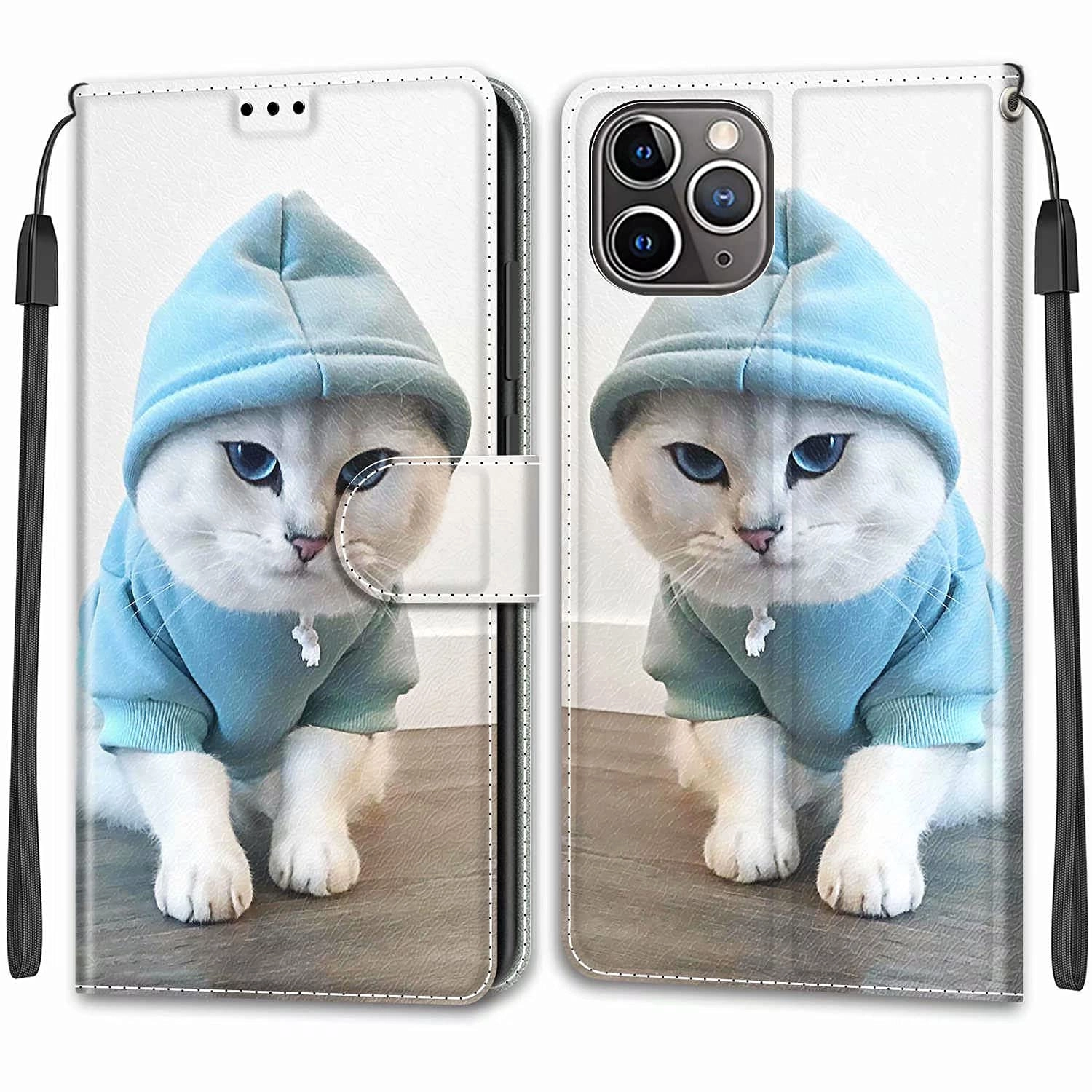 Nadoli Wallet Case - PU Leather + Tpu for iPhone 12 6.1"