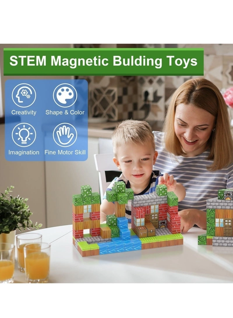 Magnetic Blocks - 100 pcs