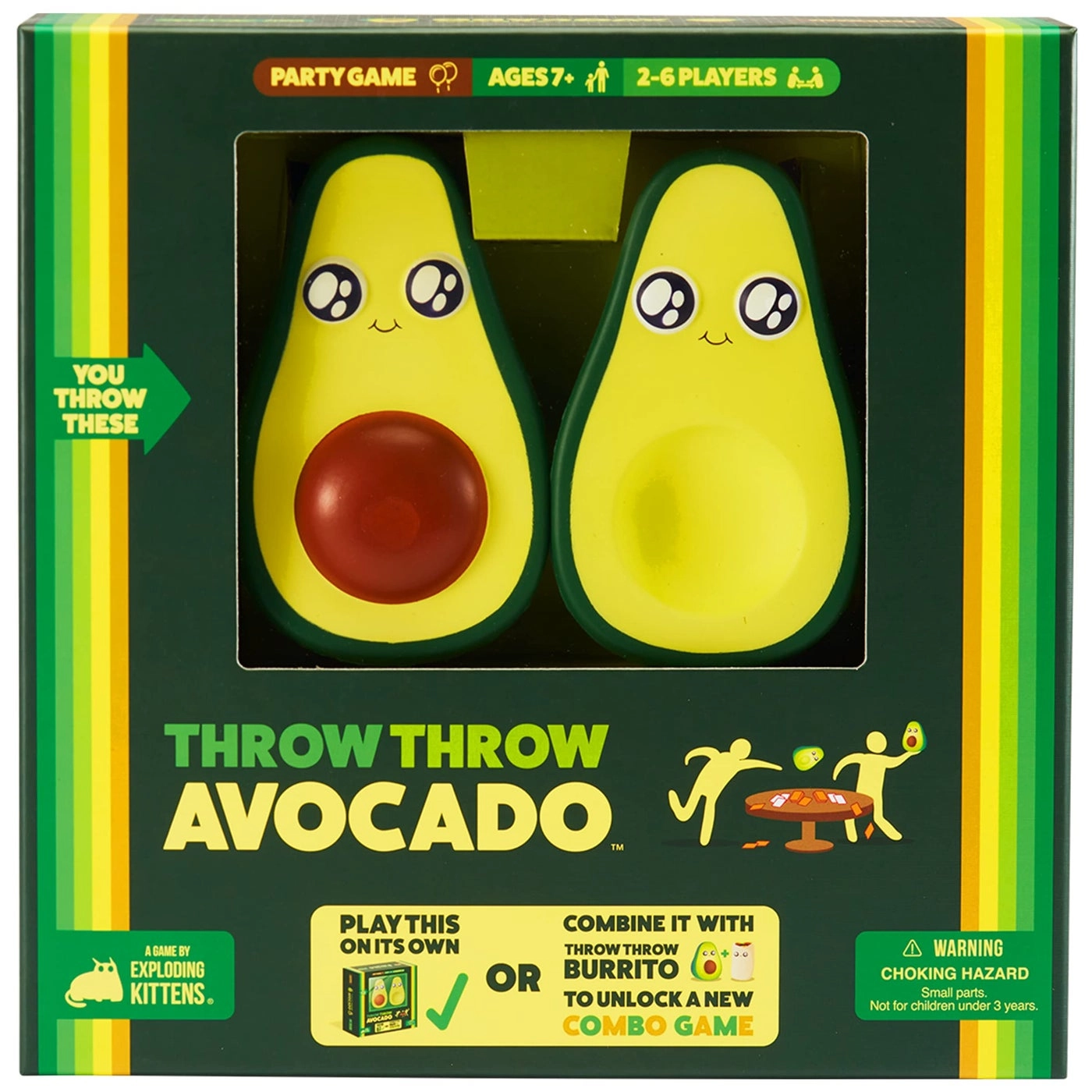 Throw Throw Avocado - Dodgeball Card Game